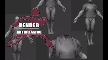 【ZBrush 2022】【memo】render：Antialiasing
