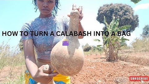 How to make the sling (bottle gourd/calabash sling bag part 3