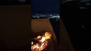 【キャンプ】1度はいきたい!絶景の夜景が楽しめる✨スリーストーンキャンプ場 #shorts