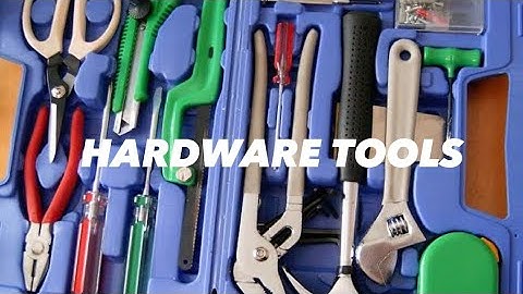 WHAT IS HARDWARE TOOLS?(ICT Performance task by:Primo C Deus & Paul Patrick Soriano)