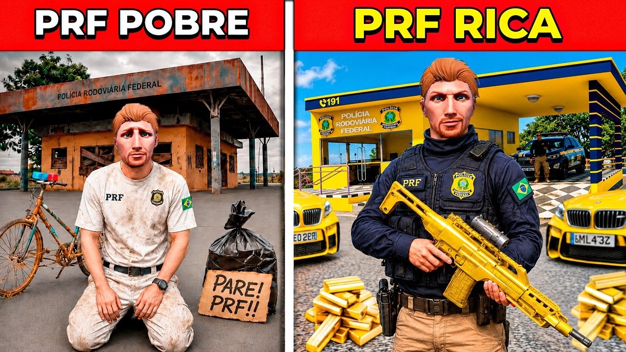 Jogando Como POLICIAL RODOVIARIO de POBRE até RICO! (GTA 5 RP)