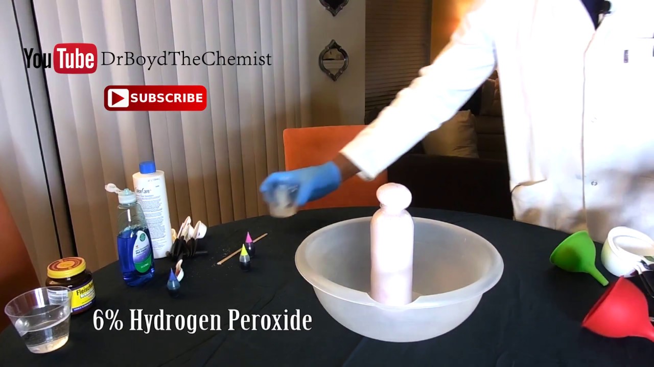 Elephant Toothpaste Demonstration YouTube