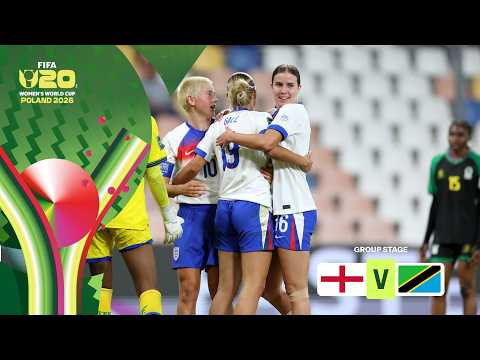 England vs Tanzania Highlights | FIFA U-20 Women's World Cup 2026™