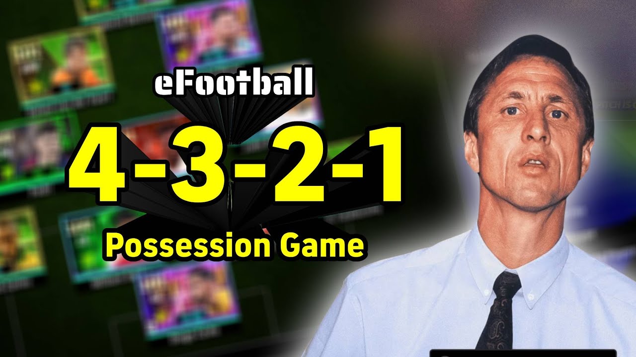 🔥 Sơ Đồ 4-3-2-1 Johan Cruyff – Lối Chơi Kiểm Soát Bóng Cực Mạnh | Possession Game Meta!