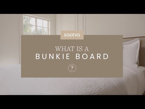 What is a Bunkie Board and When Do You Need to Use One? | Saatva - video from Saatva