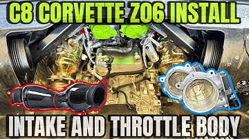 C8 Corvette Z06: Installing Eventuri Carbon Air Intake And Soler Throttle Bodies!