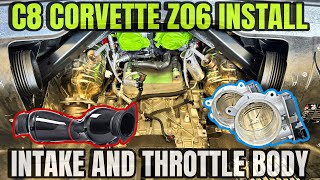 C8 Corvette Z06: Installing Eventuri Carbon Air Intake And Soler Throttle Bodies!