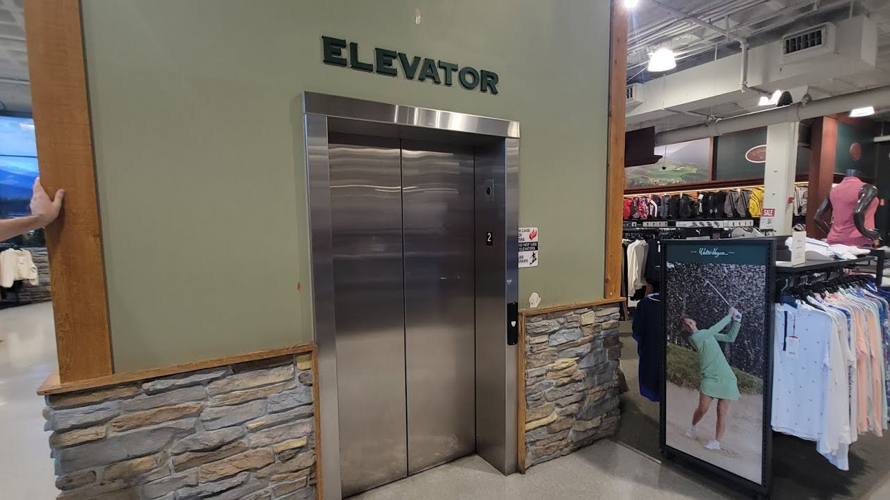 Rare Schindler 330A Hydraulic Elevator @ Dick's Sporting Goods, Roosevelt Field, Garden City, NY