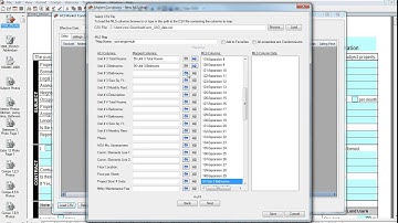 ACI Setting CSV map and first data import