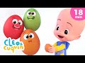 Learn about animals and colors with Cuquin's Surprise Eggs | Children Songs and Educational Videos