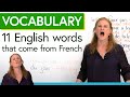 Understanding French Influence on English Vocabulary