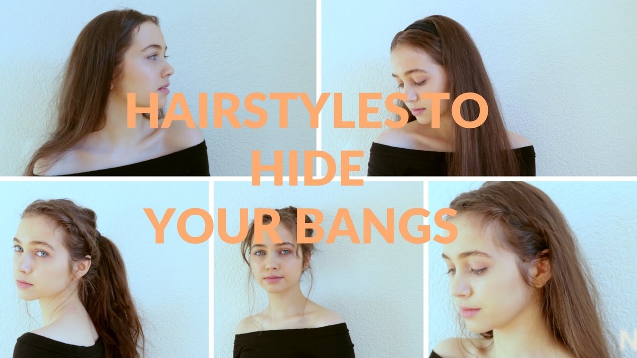 Hairstyles To Hide Bangs