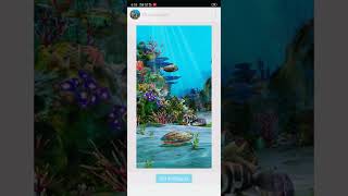 how to set fish live wallpaper or 3D aquarium app screenshot 1