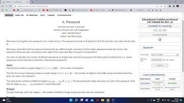 Password | | Codeforces