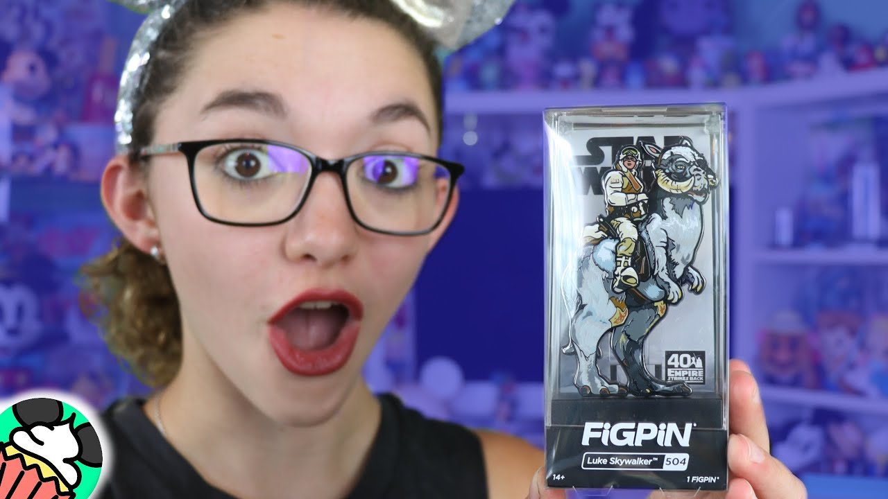 The First Star Wars FiGPiN?! Empire Strikes Back 40th Anniversary Luke Skywalker Pin Review!