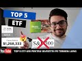 TOP 5 INVESTITII IN ETF! Cum sa faci bani din ETF-uri usor!