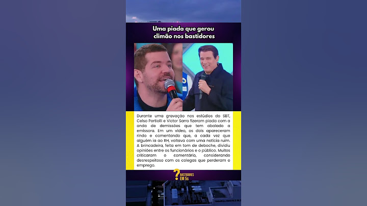 Celso Portiolli e Victor Sarro debocham de demissões no SBT