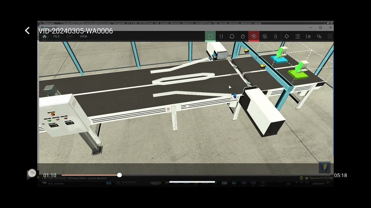 Proceso de separating station con TIA PORTAL y FACTORY - AUTOMATIZACION ...