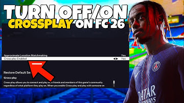 How To Turn OFF / ON Crossplay ON EA FC 26