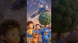 Milo &amp; Luna’s Magical Bubble Train Adventure 🚂🫧 | Cute Kids Cartoon Story ✨ #usashorts