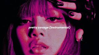 blackpink - pretty savage instrumental (slowed + reverb)