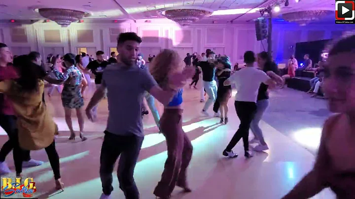 Natasha Tia y Scott Social Dancing at BIG Salsa Fe...