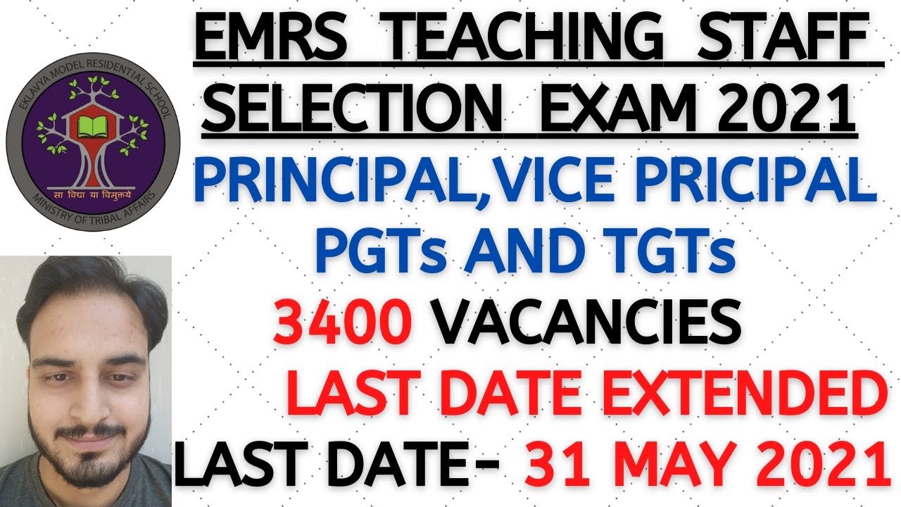 EMRS Teaching Staff Selection  Exam  (ETSSE)- 2021