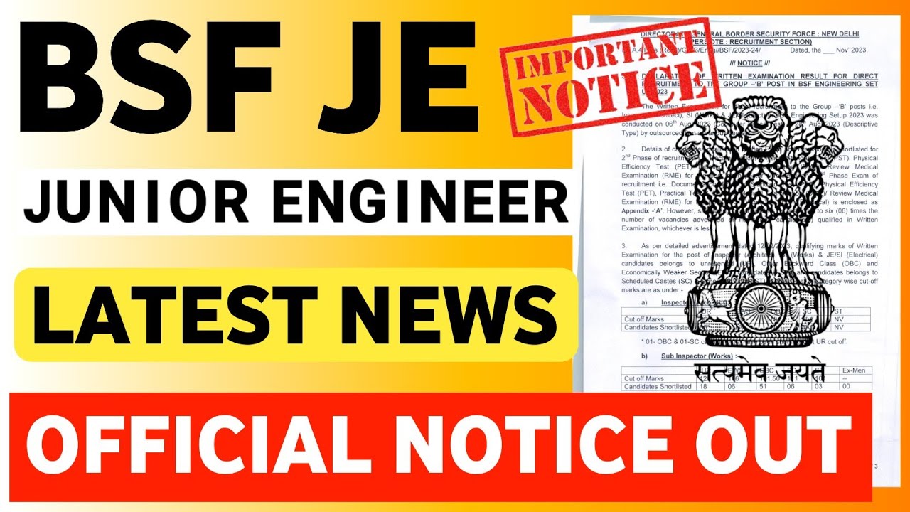 BSF JE Latest Update BSF JE SI Latest News BSF SI Cut Off BSF bsf-je-latest-update-bsf-je-si-latest-news-bsf-si-cut-off-bsf