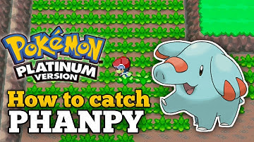 How To Catch Phanpy In Pokemon Platinum | Phanpy Location
