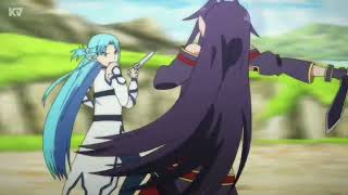 Asuna VS Yuuki | Sword Art Online 2 | Fighting Scene | Battle Scene