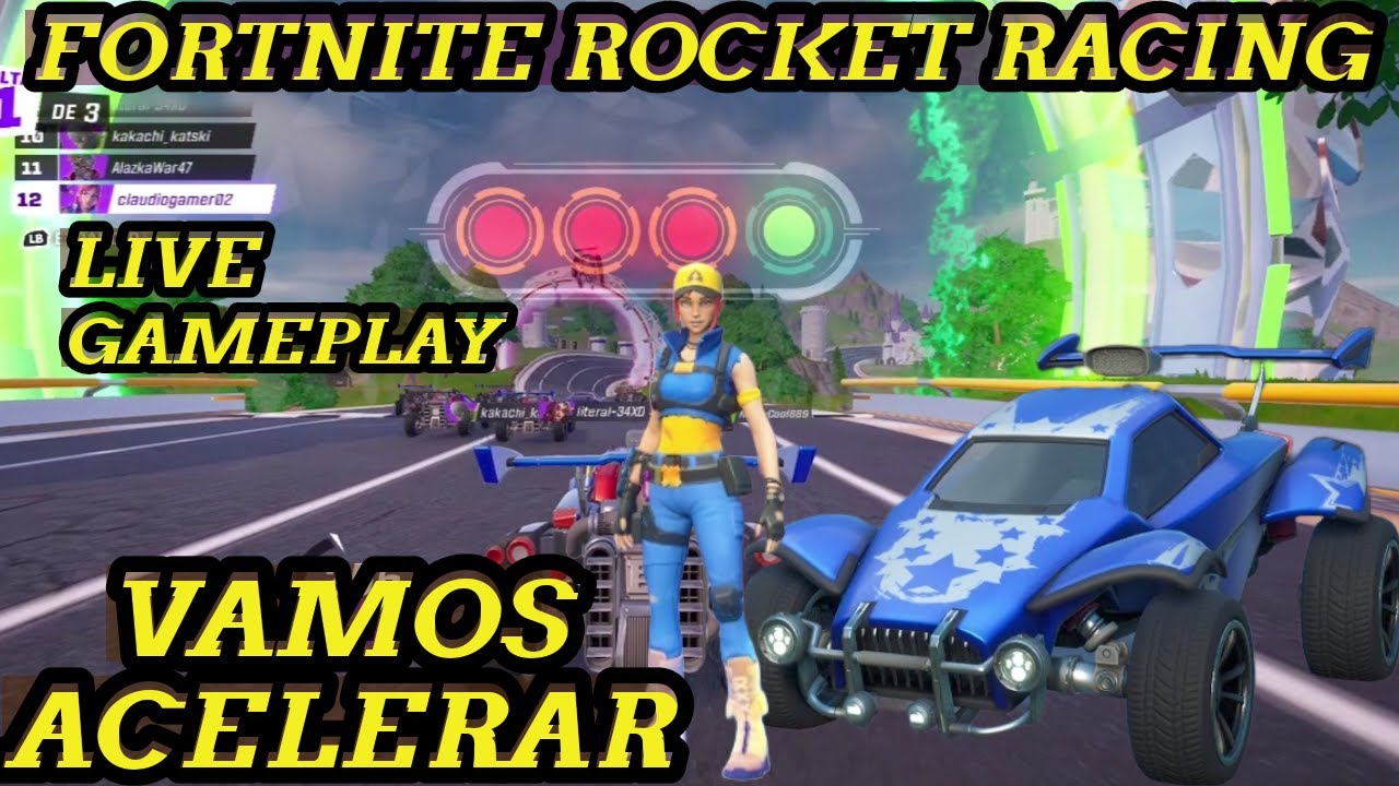 Corrida sem limites no Rocket Racing