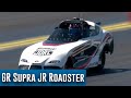 Antron brown makes first pass in the toyota gr supra jr roadster