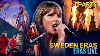 Front Row POV - Taylor Swift Captivates at Eras Tour Sweden Night 1! (PART 1)