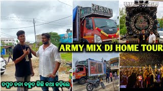 ARMY MIX DJ HOME TOUR || BY RUPAK ODIA DJ VLOGS ? ( INTERVIEW WITH TAPAN NANA )