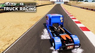 NOVO JOGO de CORRIDA DE CAMINHÃO!!! - FIA Europen Truck Racing Gameplay screenshot 1