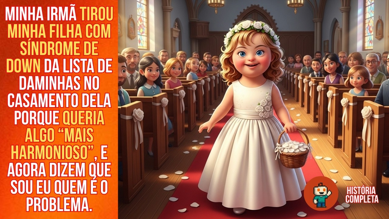 A história de uma menina com síndrome do down que foi barrada pela tia de ir ao seu casamento