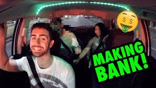 MORE THAN $2000 IN ONE NIGHT!! (Funny Uber Rides)