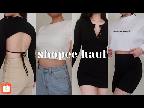 SHOPEE HAUL + P200 DISCOUNT CODE (wardrobe essentials, elevated basics, BEST sandals)
