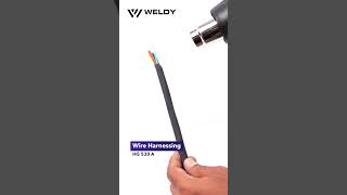 Wire Harness Heat Shrinking with Weldy HG 530 A | Industrial Hot Air Application