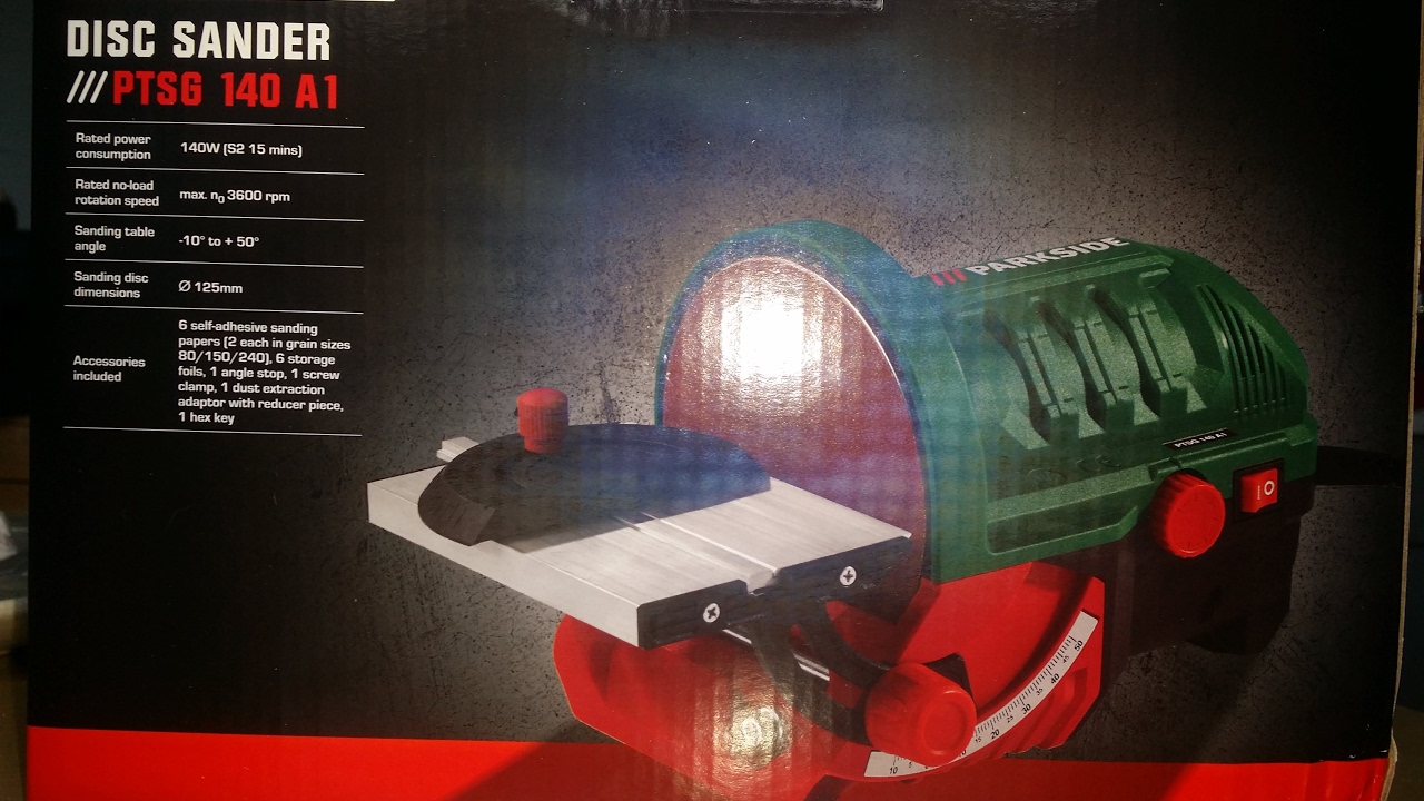 update parkside disk sander PTSG 140 A1 YouTube
