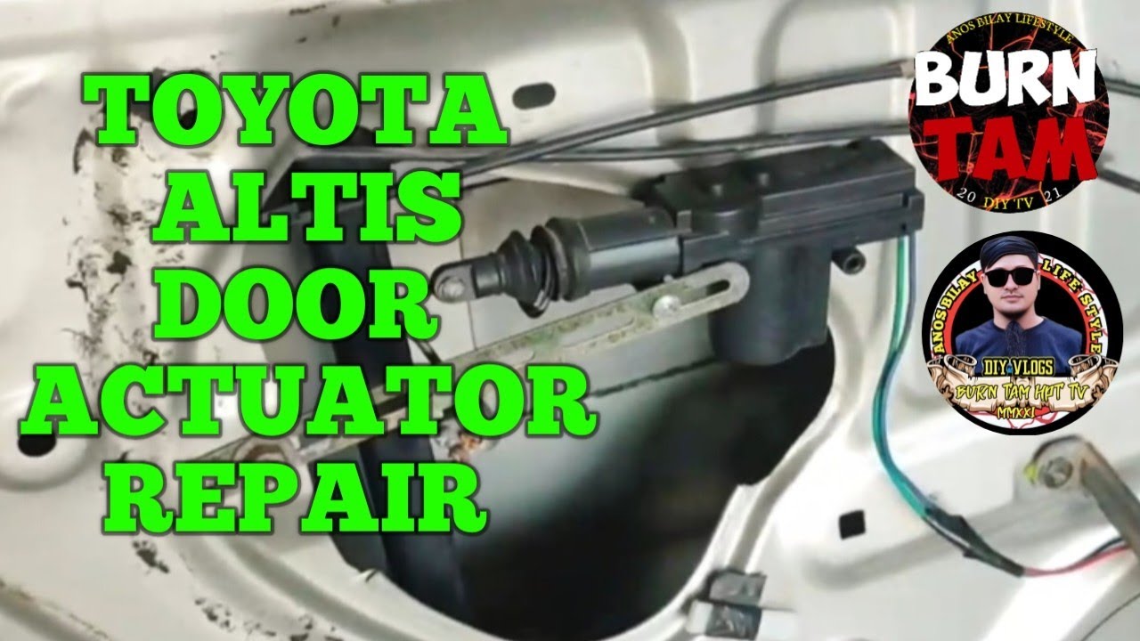 HOW TO FIX TOYOTA ALTIS DOORLOCK ACTUATOR | DIY BASIC 👌💪