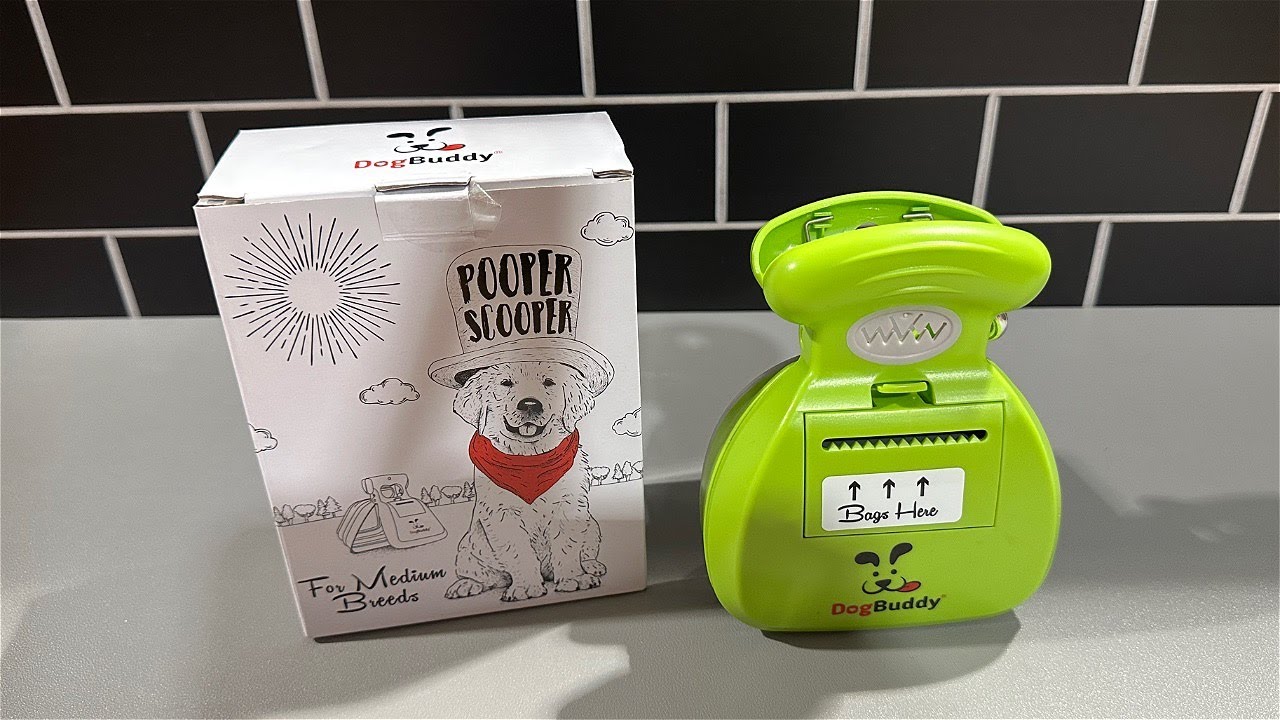 DogBuddy Portable Dog Poop Scooper YouTube