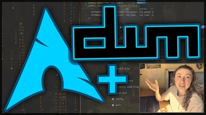 Arch+dwm - why I use tiling window management to optimize workflow