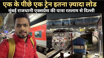 *esa toh ajtak kabhi nahi dekha* Journey In Mumbai Rajdhani Express | Raw Train Journey Experience 
