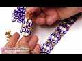How to Make the Paisley Princess Bracelet with Czech Glass Paisley Duo 2 Hole Beads
