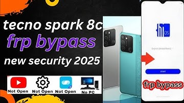 How to Bypass FRP Unlock TECNO Spark 8C (New Security 2025 Update) Without PC