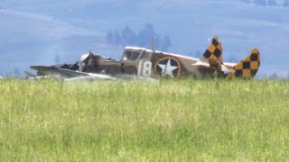 Man dies in WWII-era plane crash near Hamilton airport