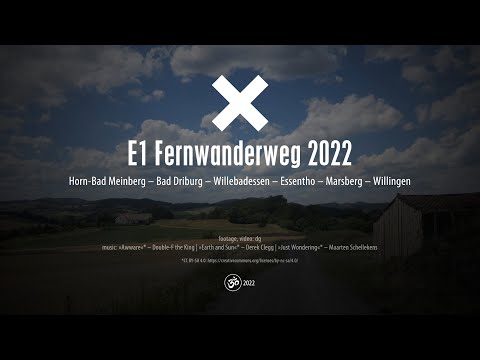 E1 Fernwanderweg 2022 – Auf dem Eggeweg ins Sauerland