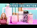 How to Use Hydro Sublimation Sheets on Tapered Tumblers