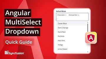 Angular MultiSelect Dropdown: The Ultimate Feature Walkthrough